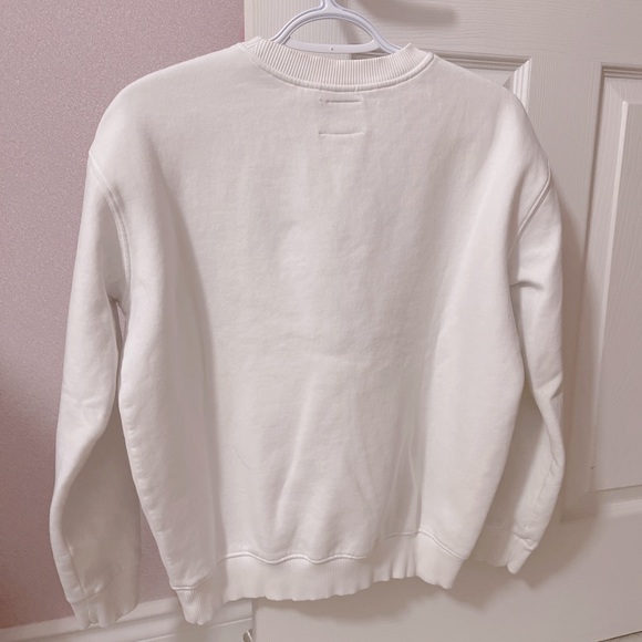 [TOMMY JEANS] WHITE LOGO CREWNECK SWEATSHIRT - Picture 2 of 5